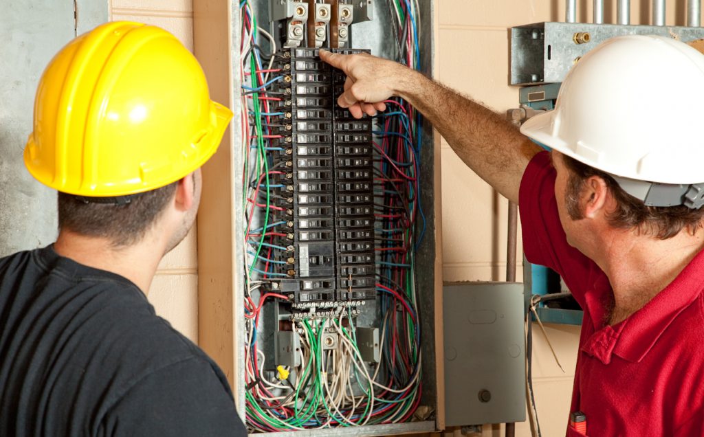 Electricians Replace 20 Amp Breaker