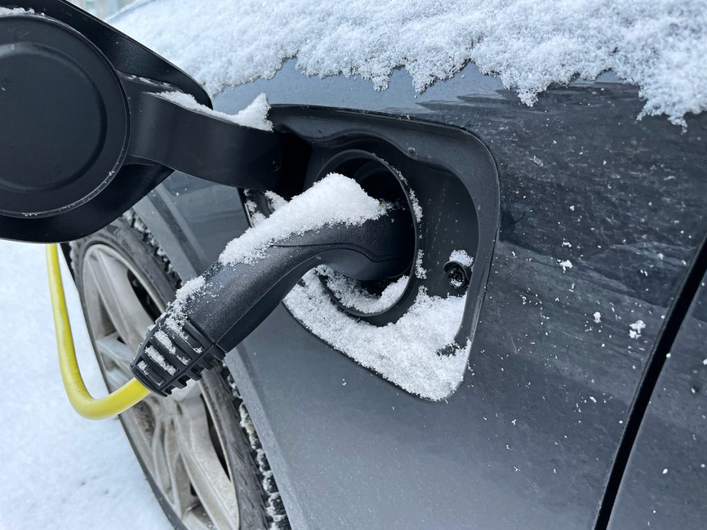 Charging electric car